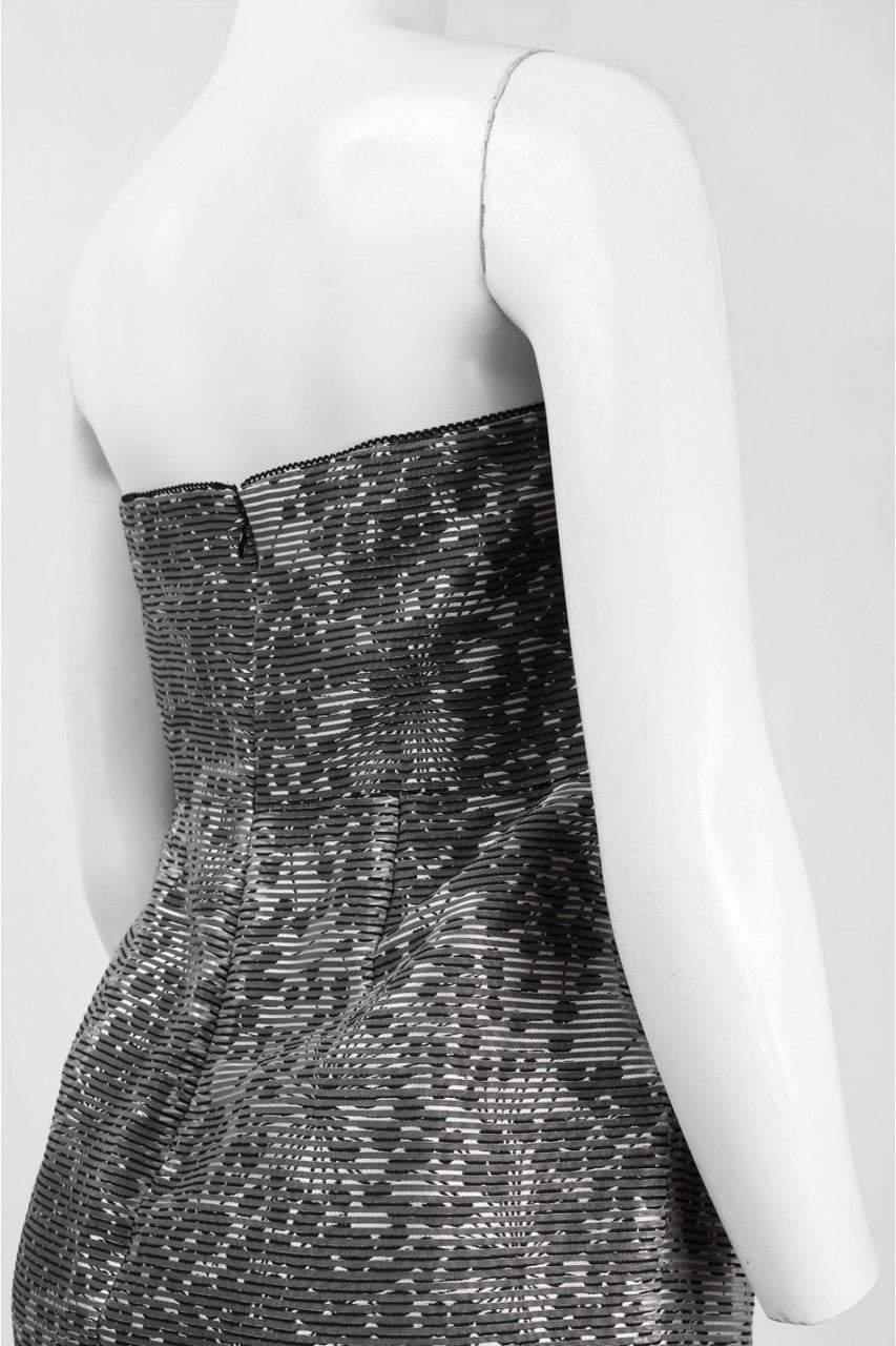 Adrianna Papell - Strapless Stylistic Print Sheath Dress 41906980SC