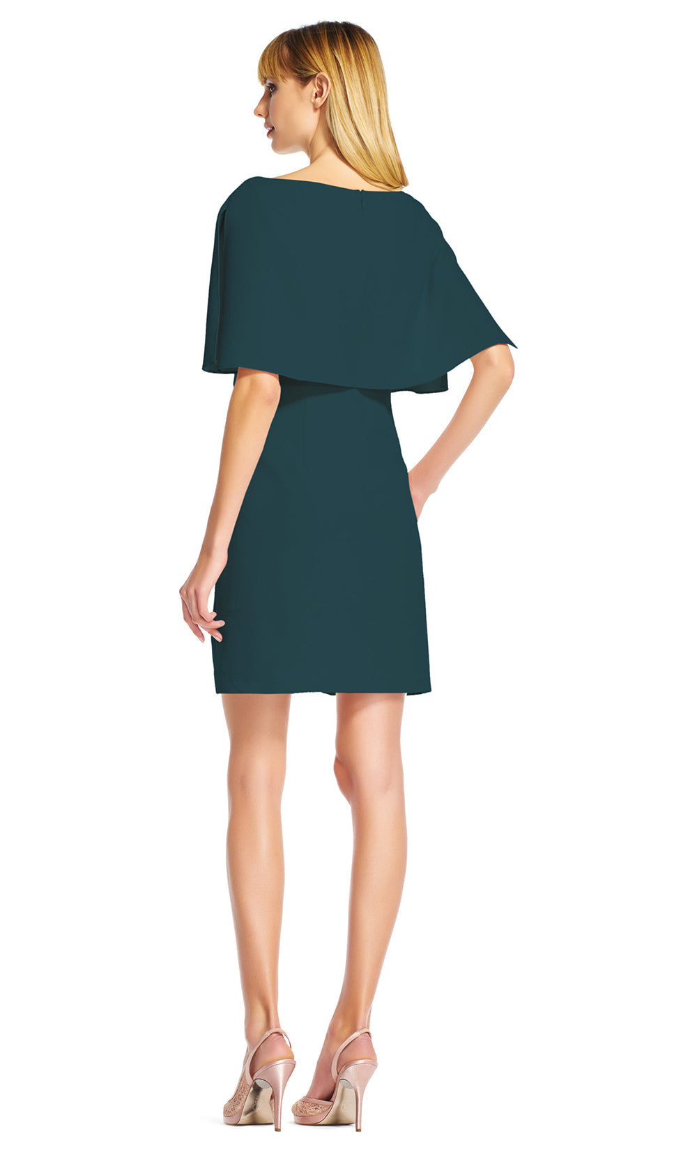 Adrianna Papell - Popover A-Line Fitted Dress AP1D100716SC