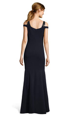 Adrianna Papell - Beaded V-Neck High Low Dress AP1E202959SC