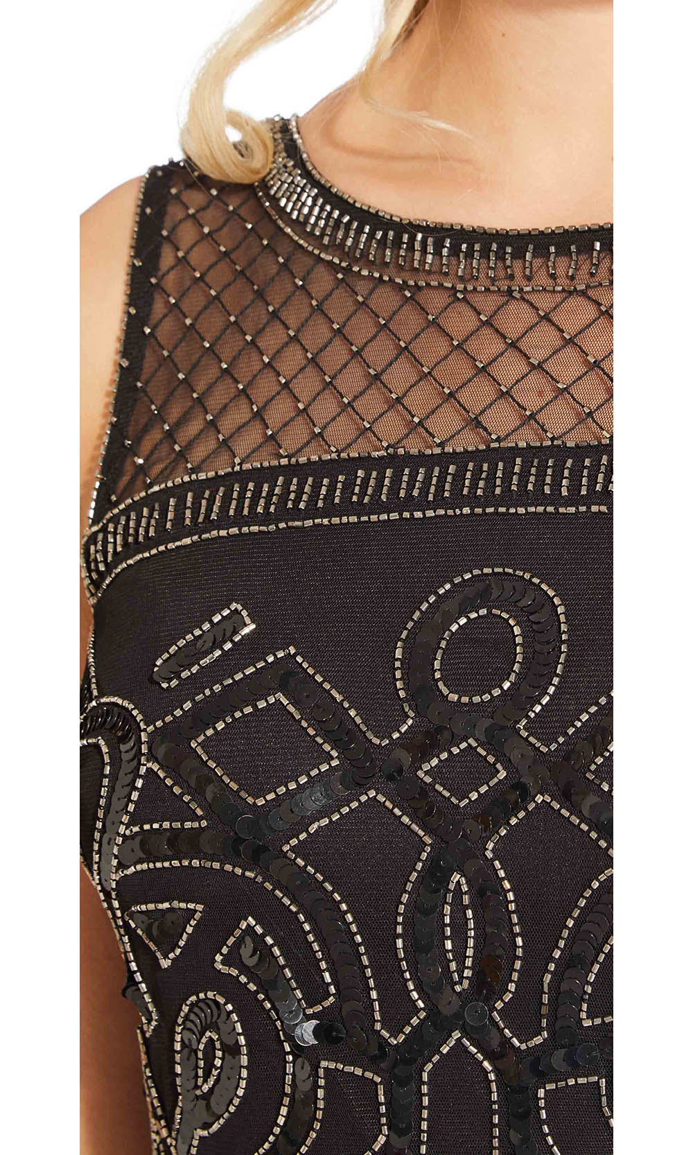 Adrianna Papell - Short Embellished Sheath Dress AP1E203952SC