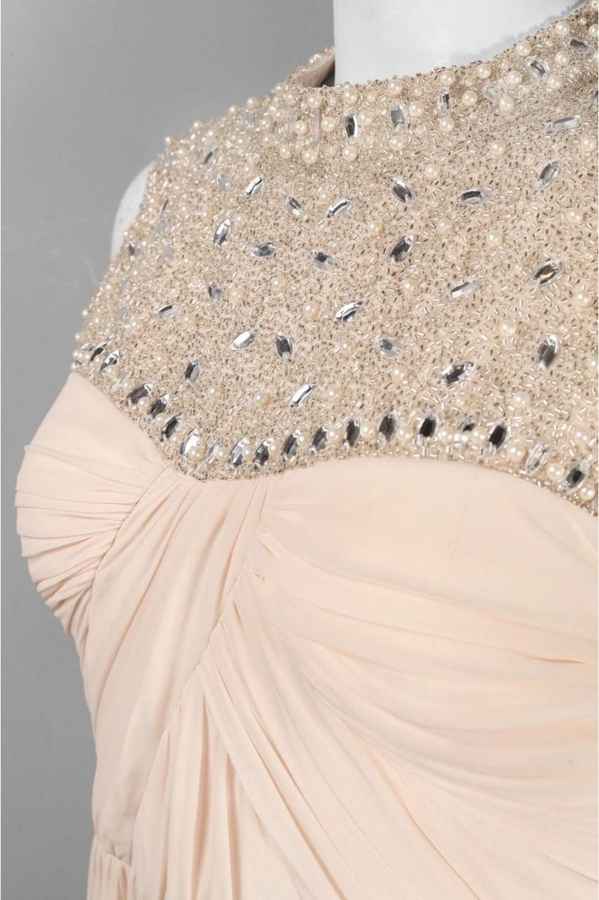 Adrianna Papell - Embellished High Neck Chiffon Gown 231M70230SC