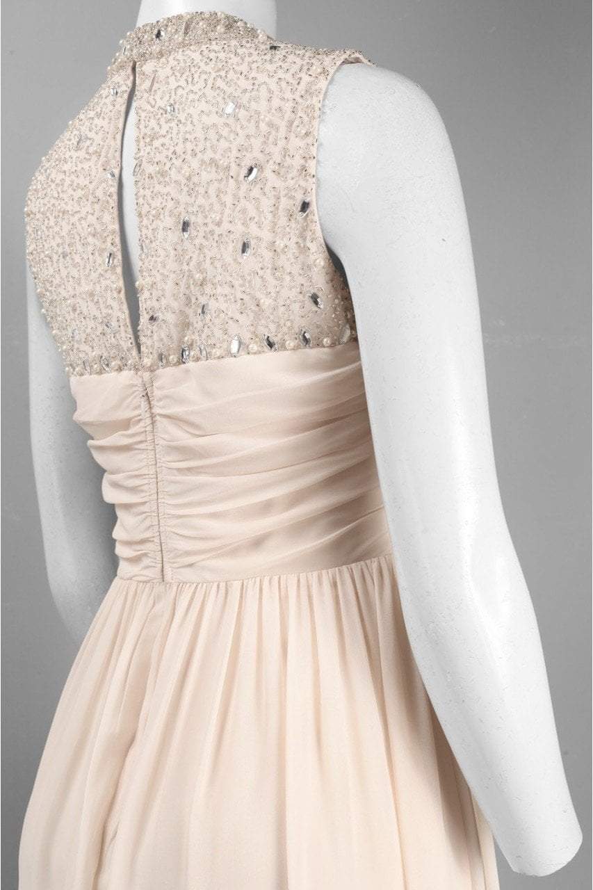 Adrianna Papell - Embellished High Neck Chiffon Gown 231M70230SC