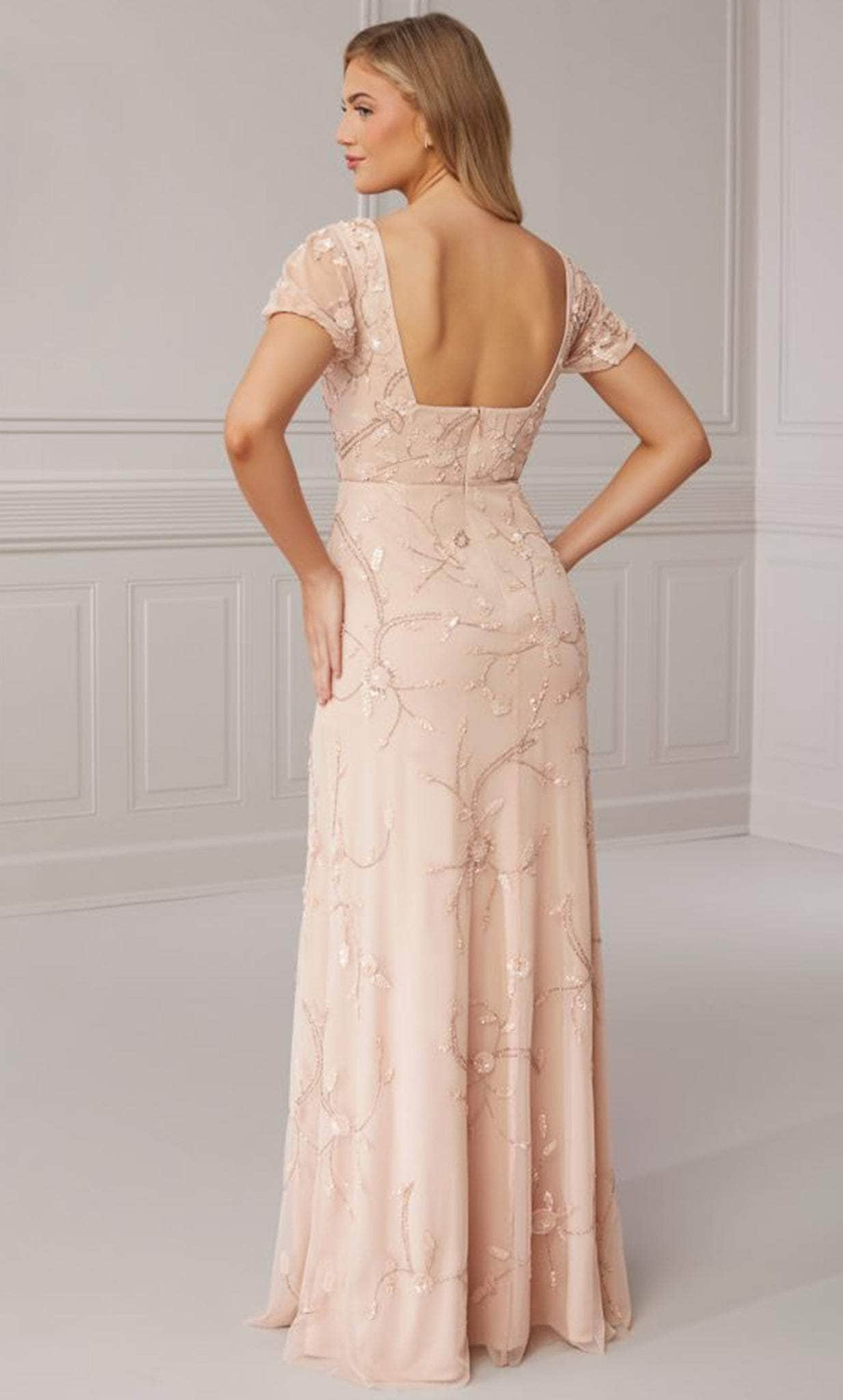 Adrianna Papell Platinum 40423 - Simple Slit Dress