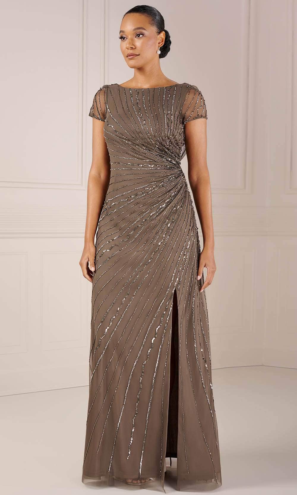 Adrianna Papell Platinum 40438 - Long Sheath Dress