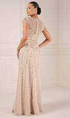 Adrianna Papell Platinum 40442 - Long Trumpet Dress