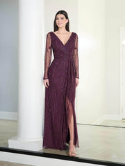 Adrianna Papell 40454 - Long Sleeve Formal Dress