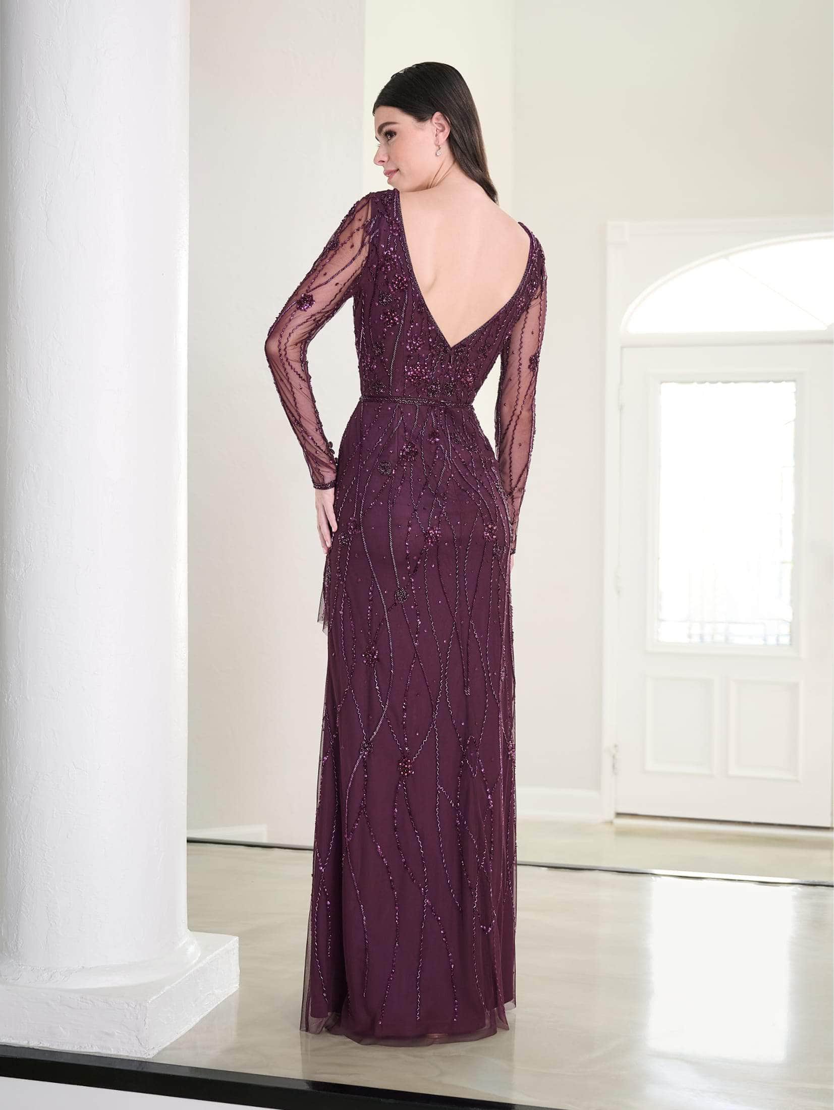 Adrianna Papell 40454 - Long Sleeve Formal Dress