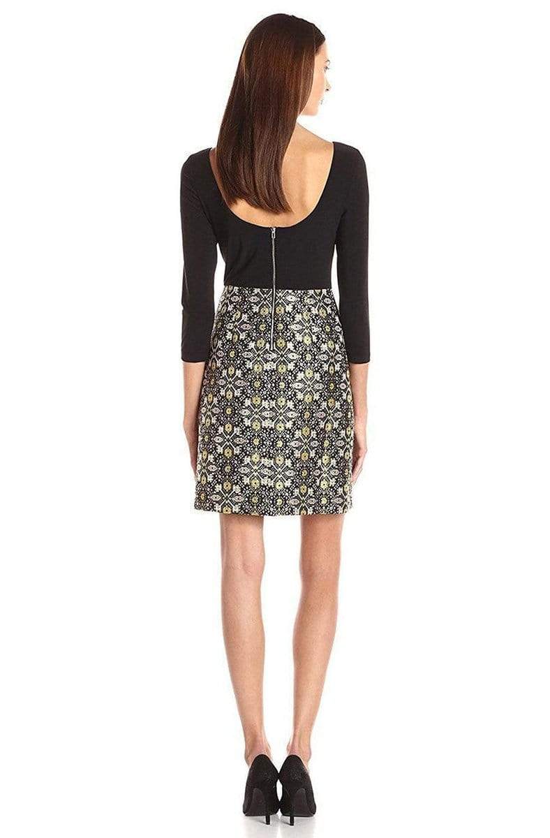 Adrianna Papell - Quarter Sleeve Geo-Print Skirt Dress 191913970SC