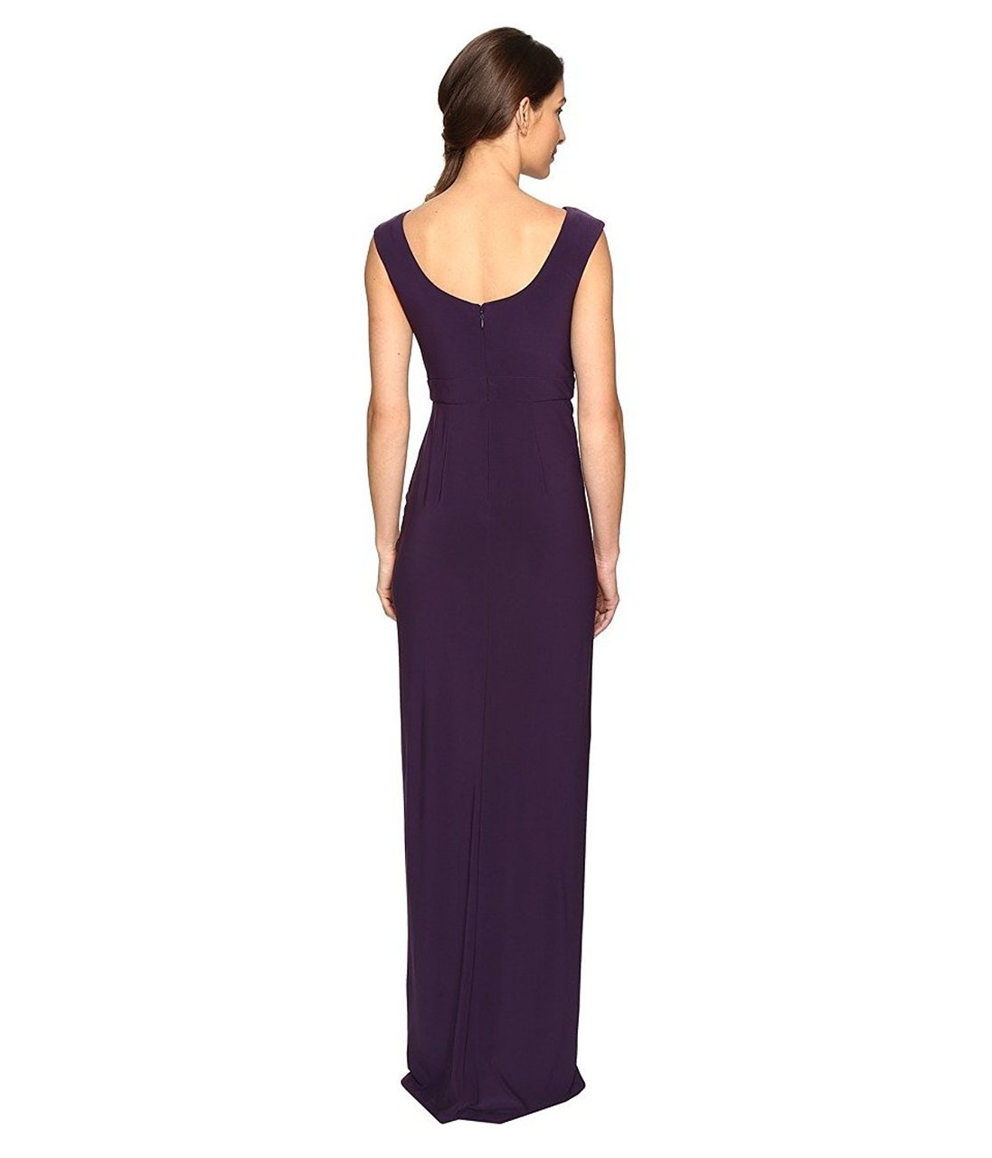 Adrianna Papell - Cross-Front Cutout Bodice Long Gown AP1E201175SC