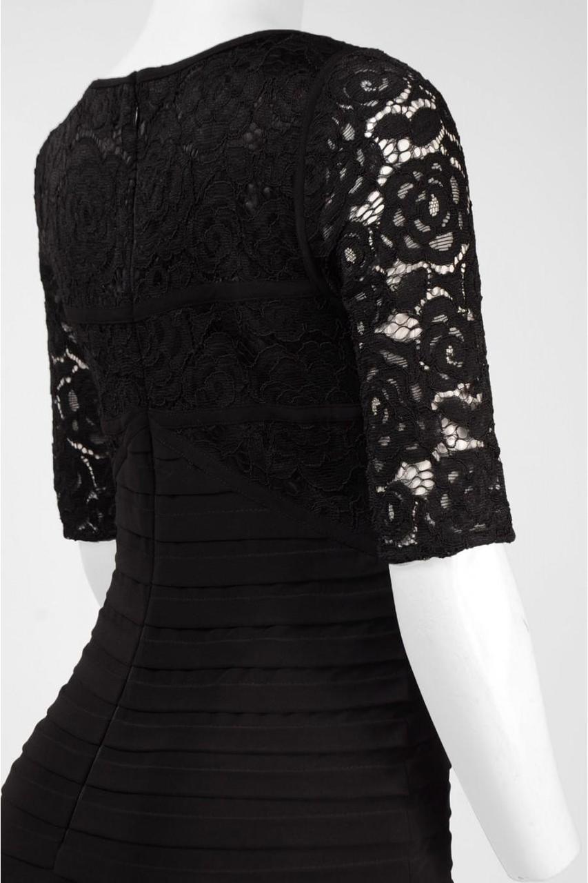 Adrianna Papell - 14249310SC Lace V-Neck Sheath Dress