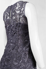 Adrianna Papell - 41863800SC Embroidered Lace Fitted Dress