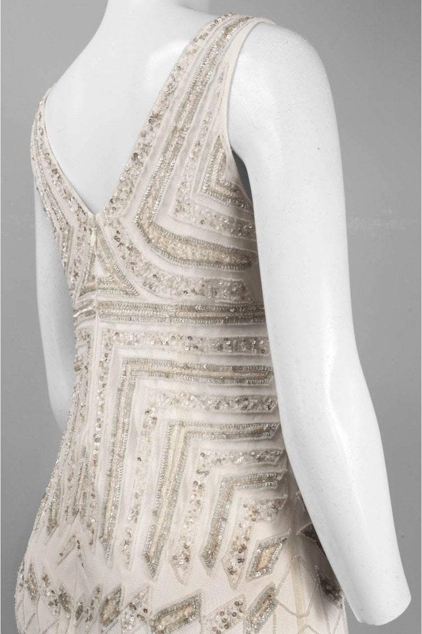 Adrianna Papell - Pattern Beaded Short Dress 41899240SC