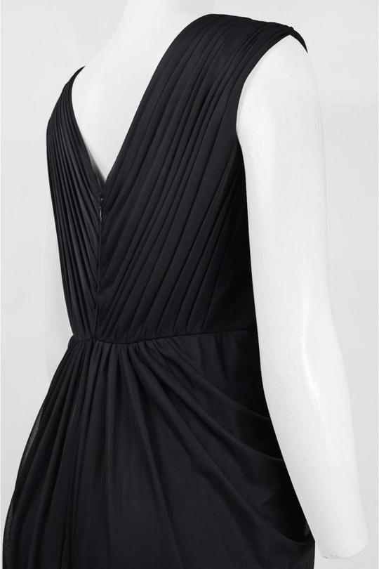 Adrianna Papell - 08G905560SC Drape Styled Jeweled Sheath Dress