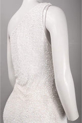 Adrianna Papell - One Shoulder Sequined Sheath Dress 91880950SC