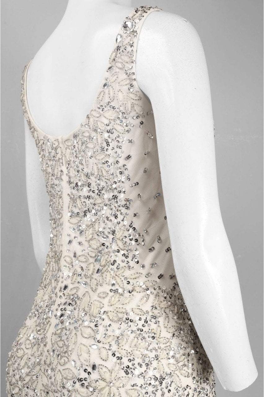 Adrianna Papell - 91895430SC Embellished Sheath Gown