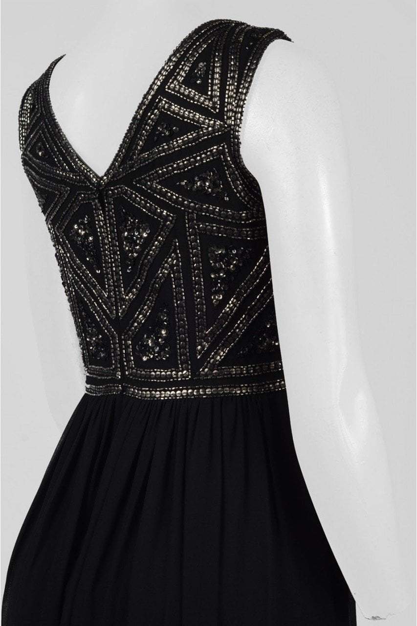 Adrianna Papell - Sleeveless Embellished Evening Dress 191910790SC