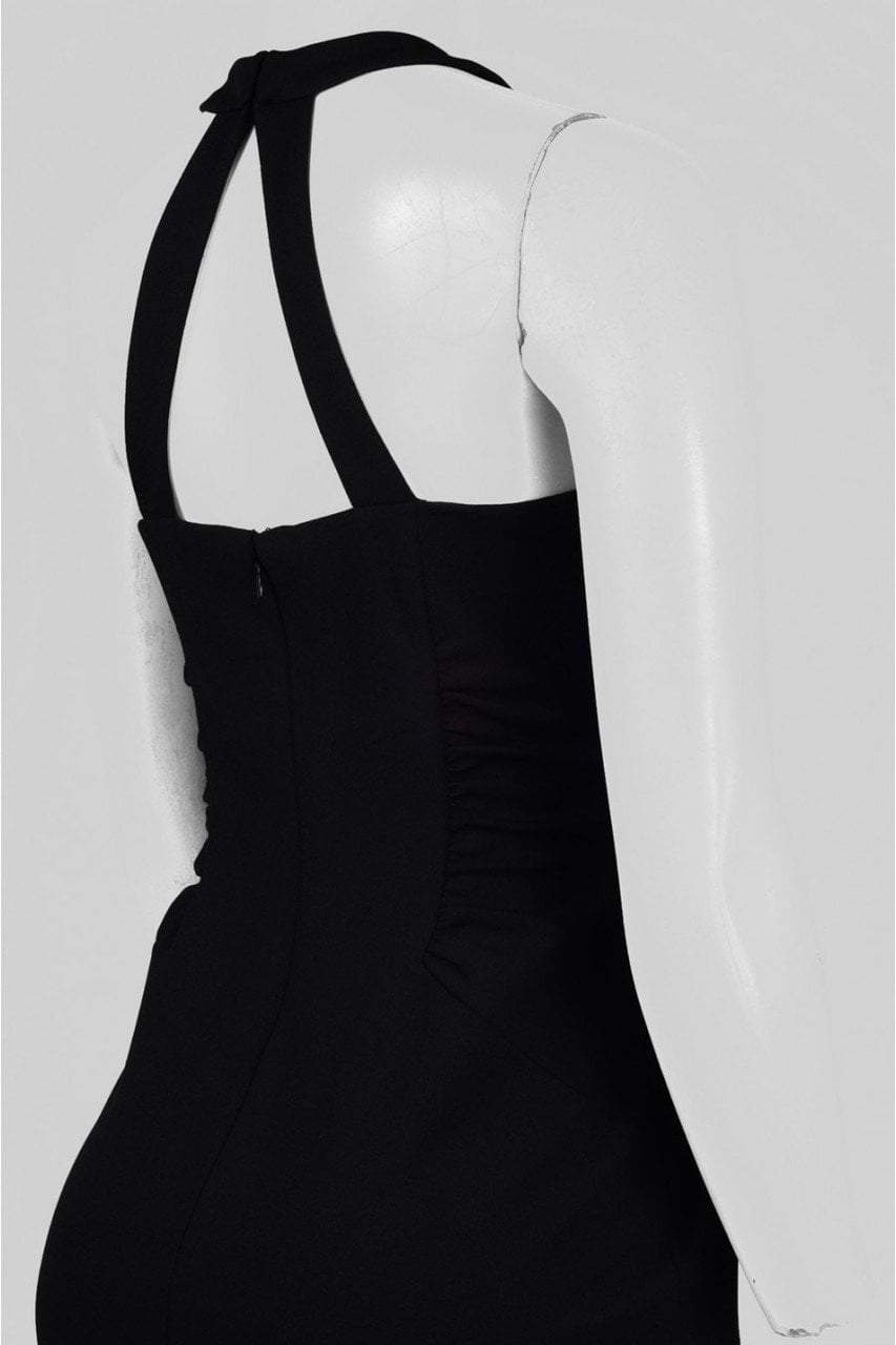Adrianna Papell - Halter Embellished Fitted Dress AP1D100855SC