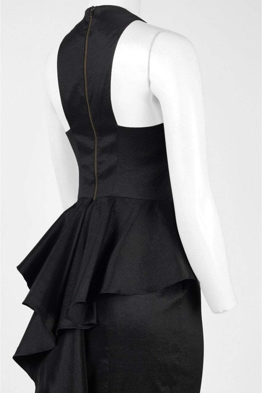 Adrianna Papell - Cascade Back Taffeta Trumpet Dress AP1E200147SC