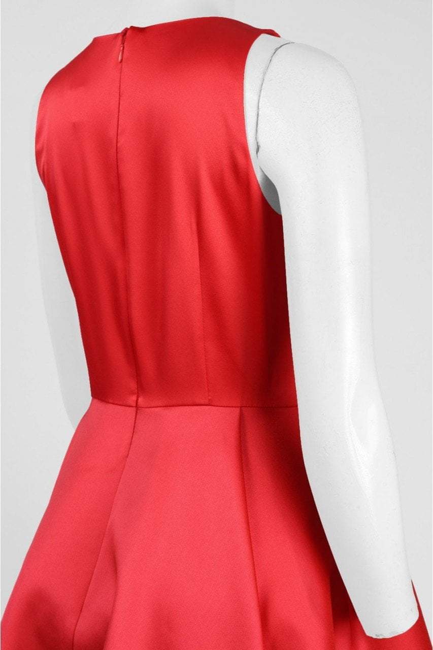 Adrianna Papell - Fit and Flare Tiered Tea Length Dress AP1E201685SC