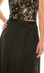 Adrianna Papell - MN2E200991SC Two-Piece Floral Lace A-Line Dress