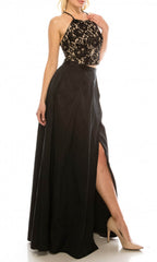 Adrianna Papell - MN2E200991SC Two-Piece Floral Lace A-Line Dress
