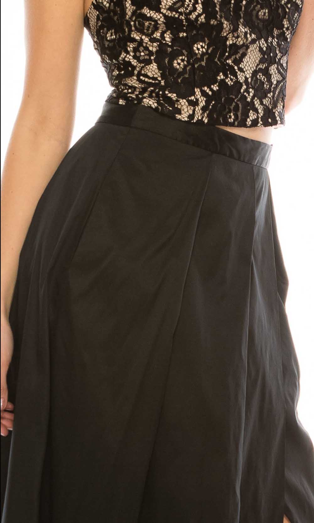 Adrianna Papell - MN2E200991SC Two-Piece Floral Lace A-Line Dress