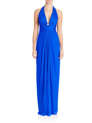 Aidan Mattox - 54469500 - Crisscross Ruche-Ornate Sheath Dress