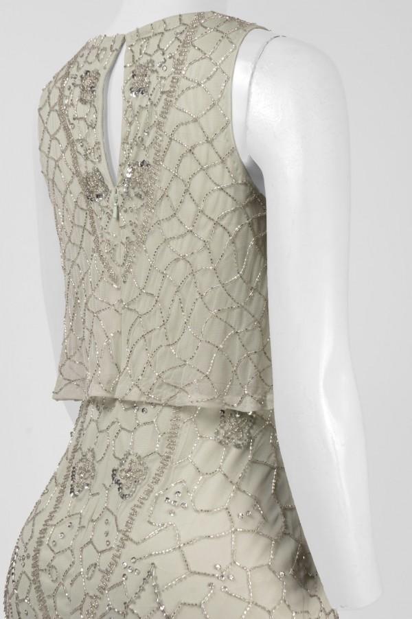 Aidan Mattox - 54468710SC Sleeveless Glitter Long Dress