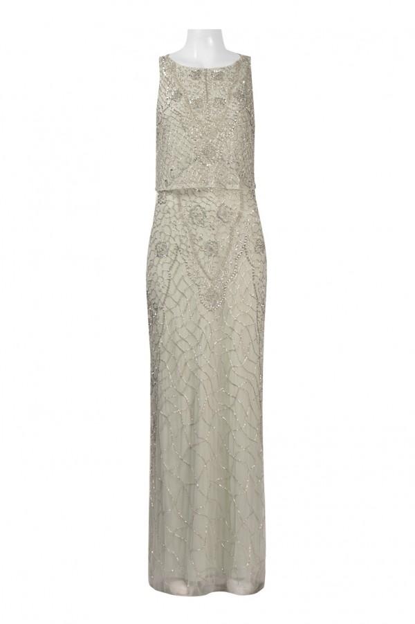 Aidan Mattox - 54468710SC Sleeveless Glitter Long Dress