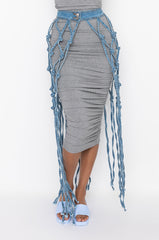 ALICIA DENIM MAXI SKIRT