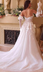 A-Line Lace Bridal Dress