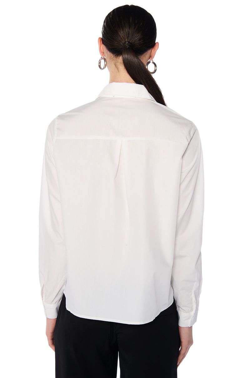 BROKEN HEARTED LONG SLEEVE POPLIN SHIRT
