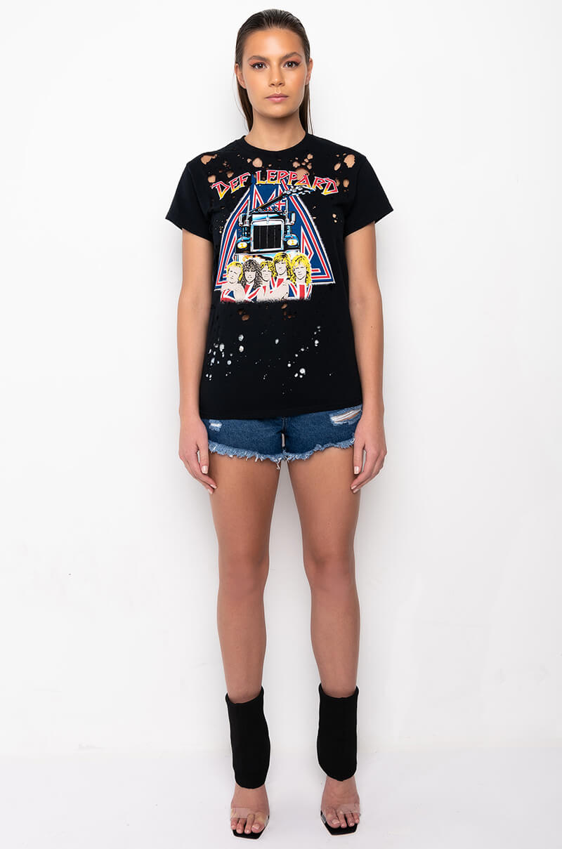ALEXIS OMBRE WASH CUT OFF DENIM SHORT