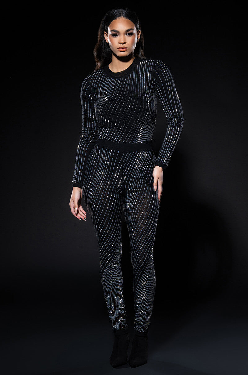 DIAMOND MESH BODYSUIT