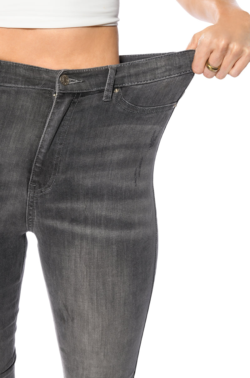 FLEX-FIT HIGH WAISTED SUPER STRETCHY SKINNY JEANS