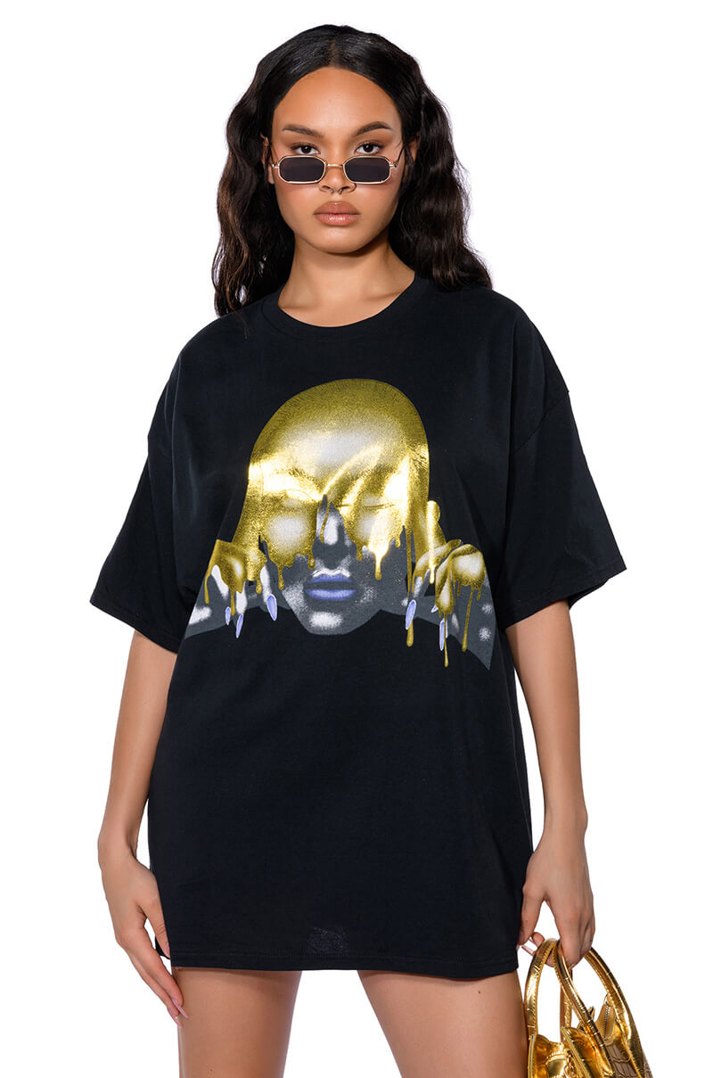 GOLD FOIL GRAPHIC TEE