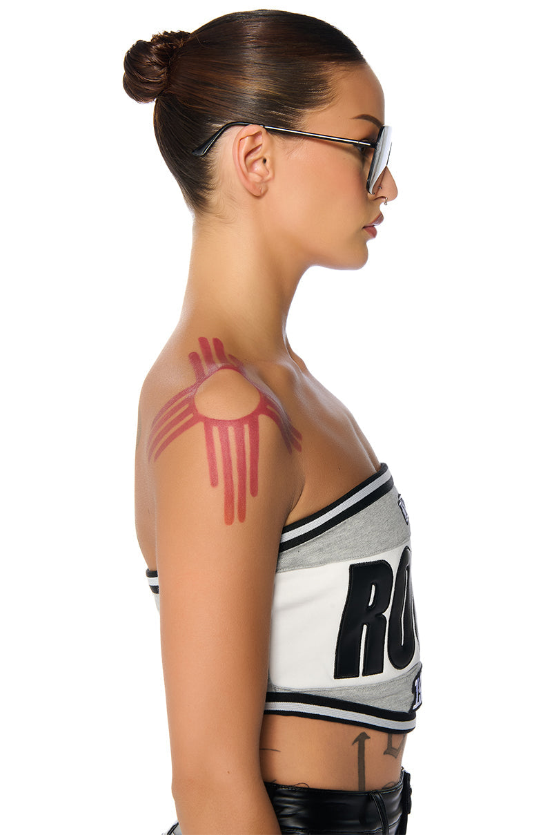 GONE ROGUE STRAPLESS TOP