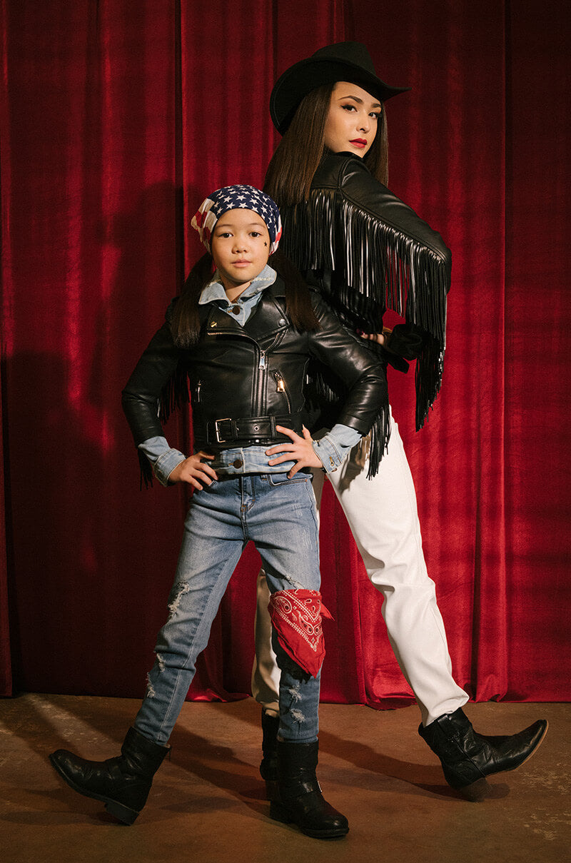 GOT IT FROM MY MAMA FRINGE MOTO JACKET