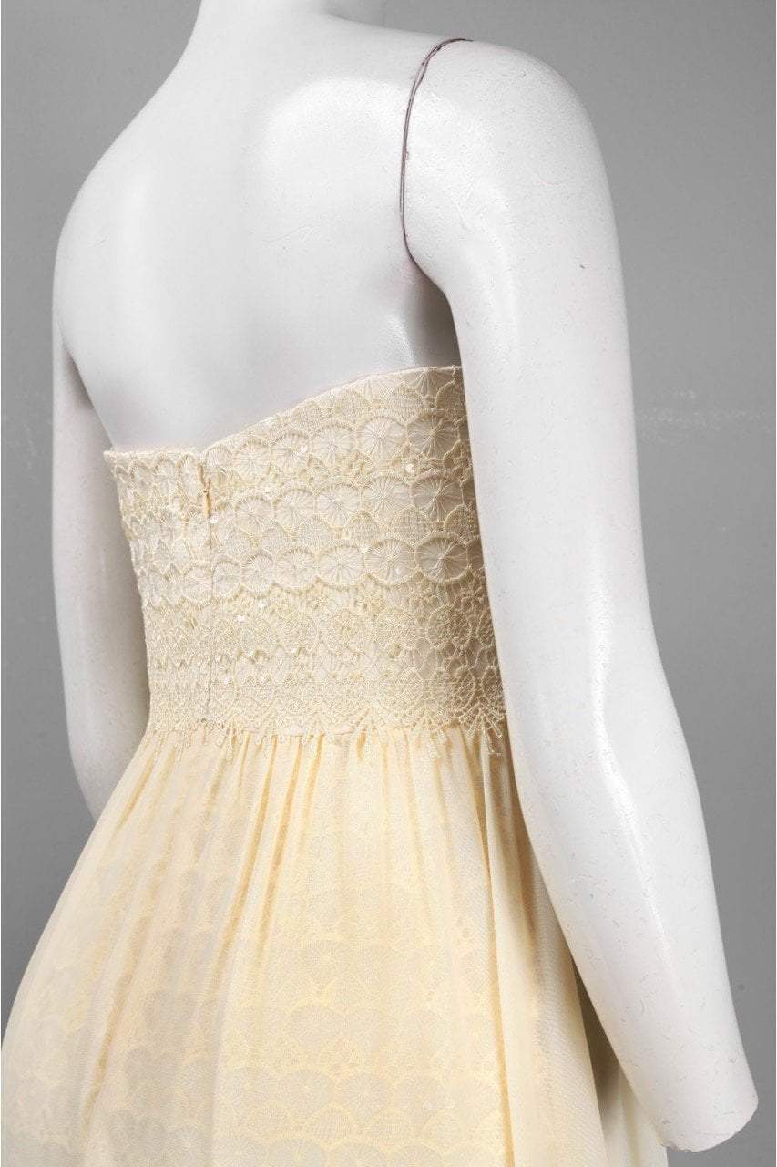 Adrianna Papell - 231M48940SC Strapless Embellished Long Dress