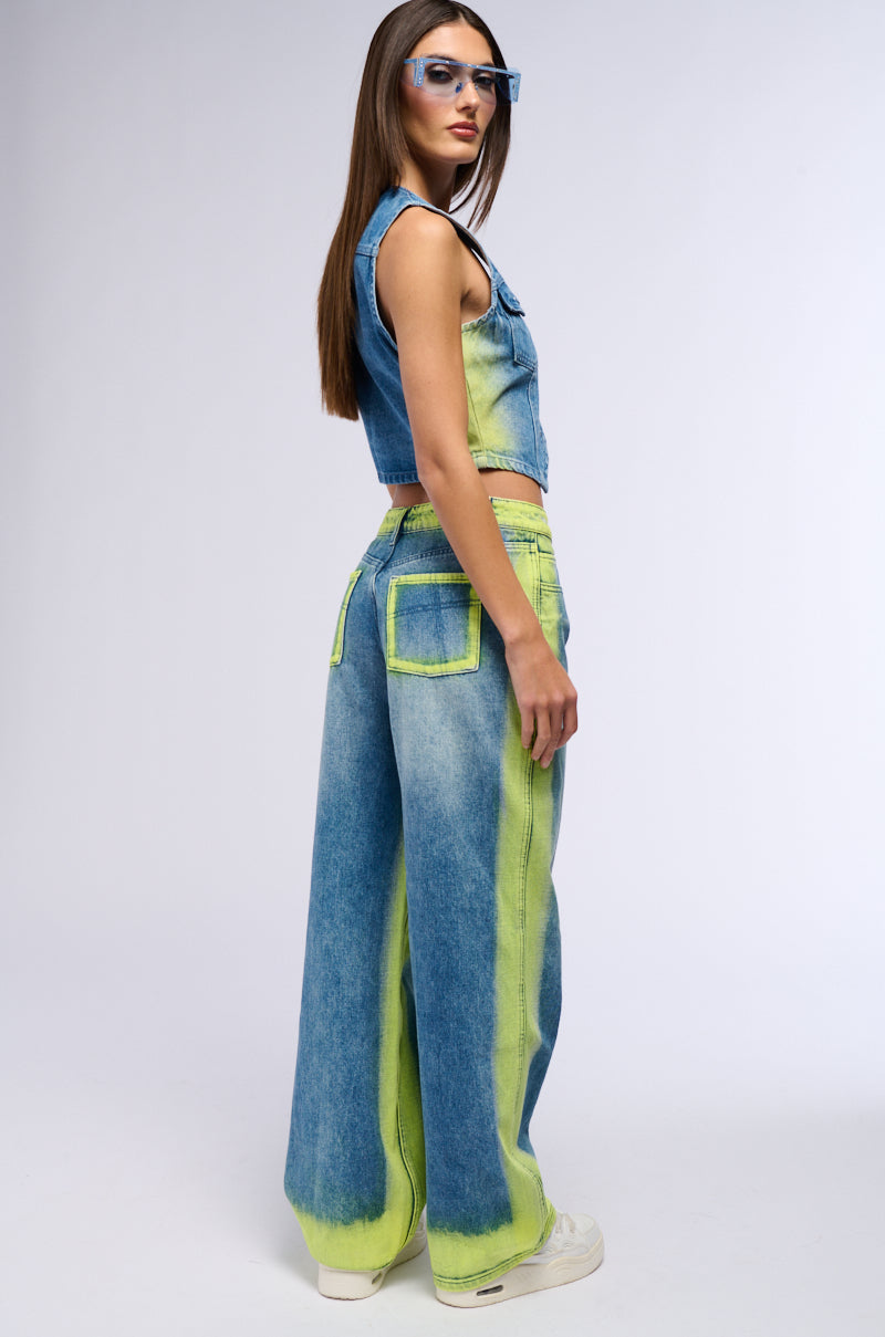 KELYN WIDE LEG DENIM