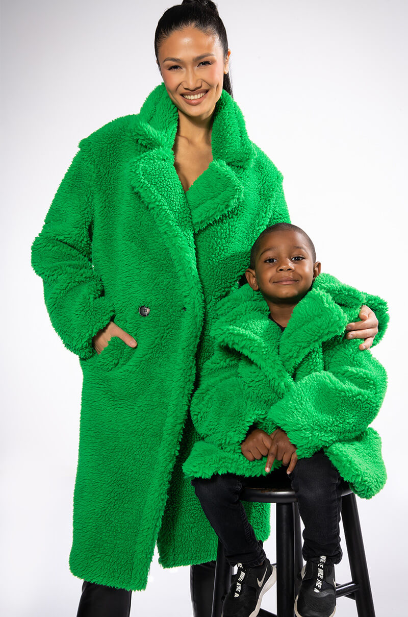 NAOMI TEDDY TRENCH IN KIDS