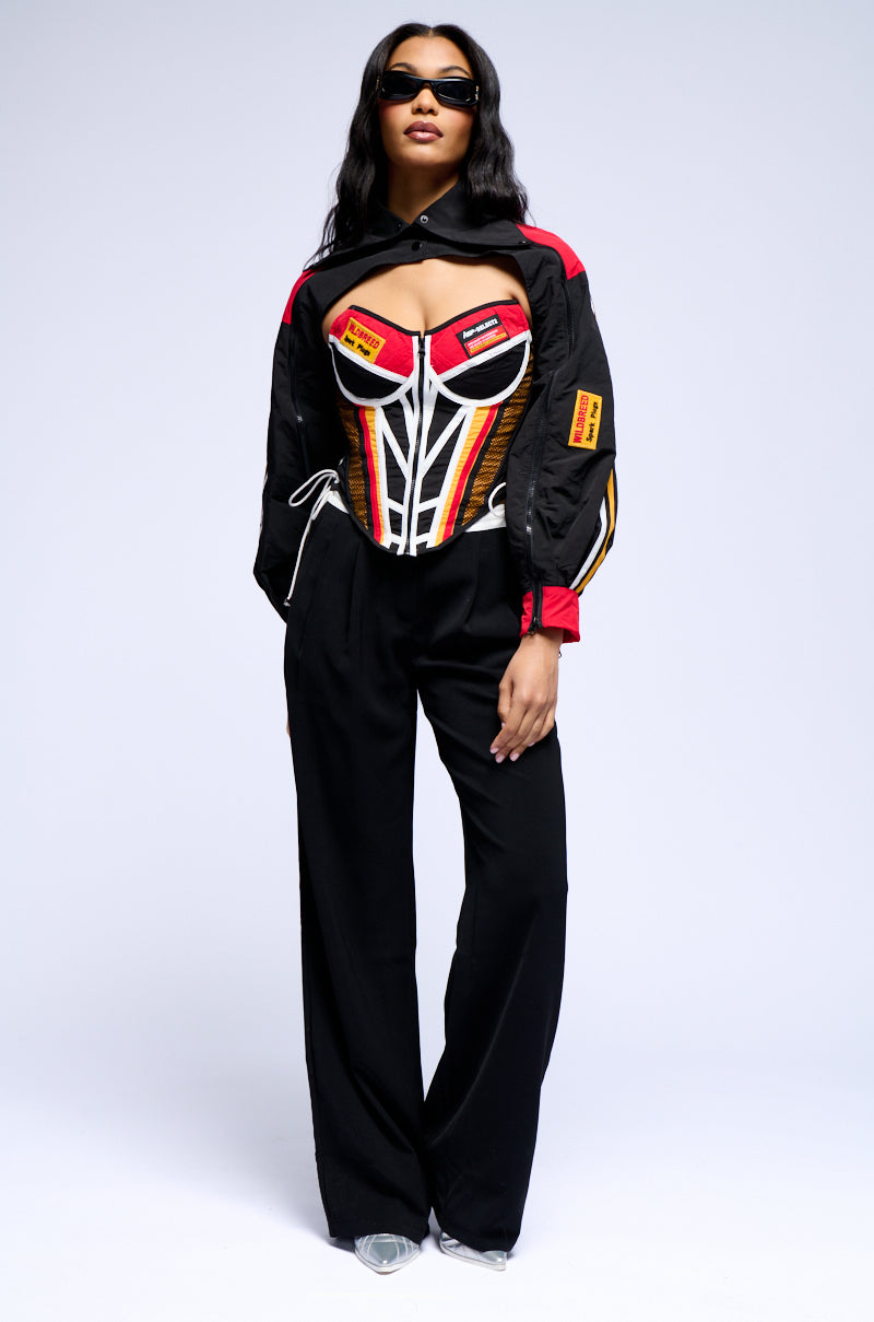 NEED FOR SPEED ZIP BOLERO JACKET