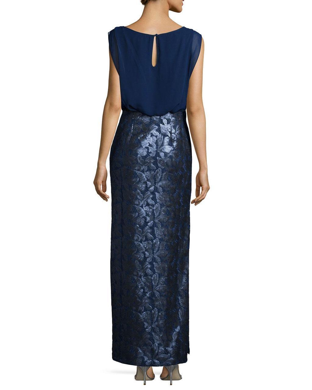 Aidan Mattox - 251704850SC Bedazzled Bateau Sheath Gown