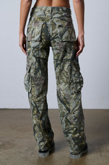 RITCHEY PRINTED WIDE LEG JEANS